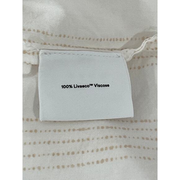 Summersalt Beige & White Striped Tunic Beach Cover Up Regular Size Small - Picture 4 of 5